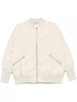 Закрытая стеганая куртка-бомбер Closed, серый