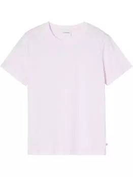 Закрытая женская футболка из органического хлопка розового цвета CLOSED