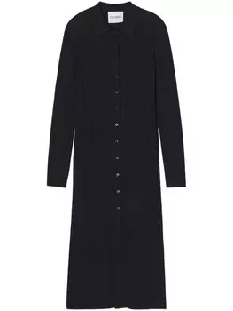 Закрытое трикотажное платье миди Closed, черный