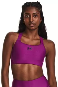 Закрытые бюстгальтеры Heatgear Armor Under Armour, фиолетовый