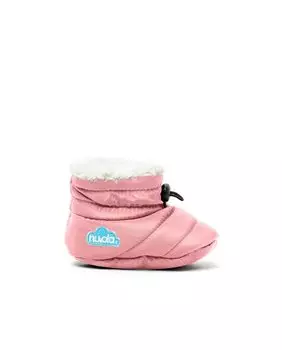 Закрытые детские розовые тапочки на текстильной подошве Nuvola, розовый