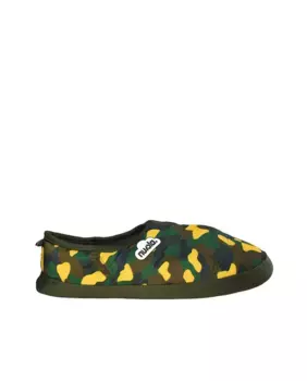 Закрытые домашние тапочки унисекс на резиновой подошве Nuvola, зеленый