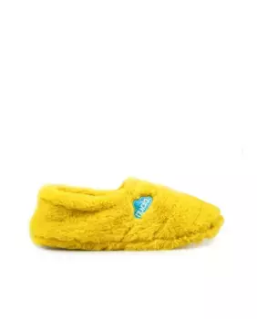 Закрытые домашние тапочки унисекс на резиновой подошве Nuvola, желтый