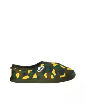 Закрытые домашние тапочки унисекс с резиновой подошвой Nuvola, зеленый