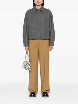 Закрытые прямые брюки Closed, коричневый