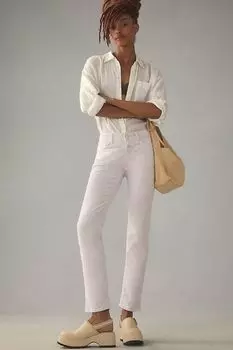 Закрытые прямые джинсы Baker со средней посадкой, цвет morning rose