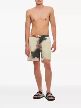 Закрытые шорты для плавания с принтом тай-дай Closed, нейтральный