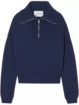 Закрытый джемпер Troyer Closed, синий