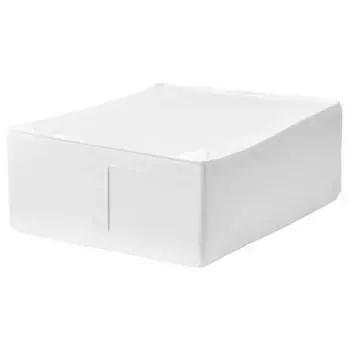 Закрытый ящик для хранения, белый, 43x53x19 см, SKUBB IKEA