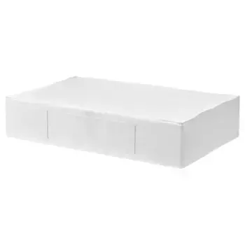 Закрытый ящик для хранения, белый, 90x53x19 см, SKUBB IKEA