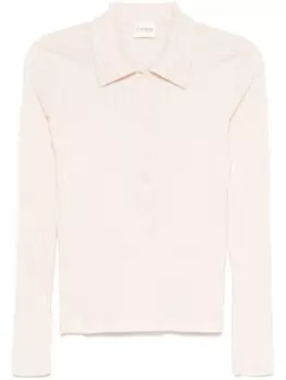 Закрытый ребристый топ-поло Closed, нейтральный