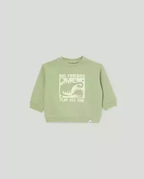 Закрытый свитшот для мальчика Baby El Corte Ingls, цвет 510 Verde Claro