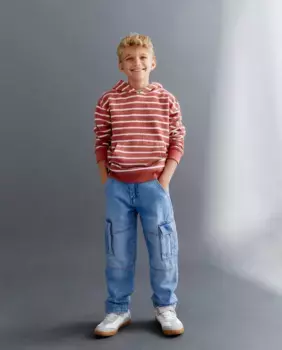 Закрытый свитшот для мальчика Kids El Corte Ingls, коричневый