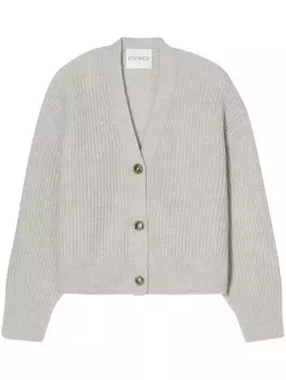 Закрытый вязаный кардиган Closed, нейтральный