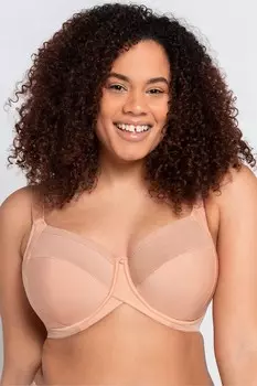 Замечательный бюстгальтер-балконет Curvy Kate, бежевый