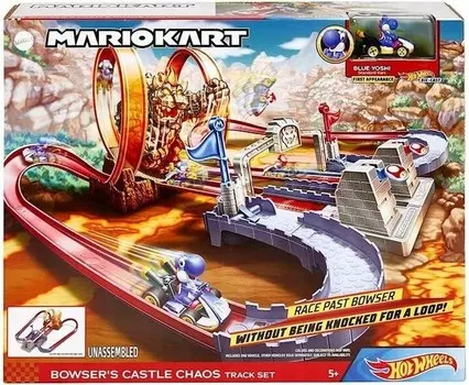 Замок браузера автомобильных треков Mariokart Gnm22 Mattel