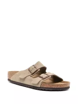Замша Arizona Сандалии Birkenstock, коричневый