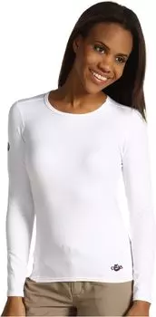 Замша Micro-Elite с круглым вырезом Hot Chillys, белый