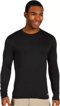 Замша Micro-Elite с круглым вырезом Hot Chillys, черный