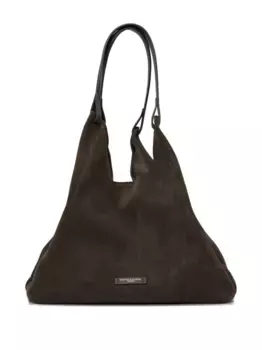 Замшевая большая сумка Dua GIANNI CHIARINI, коричневый