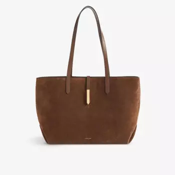 Замшевая большая сумка Tokyo Demellier, цвет mocha/mocha