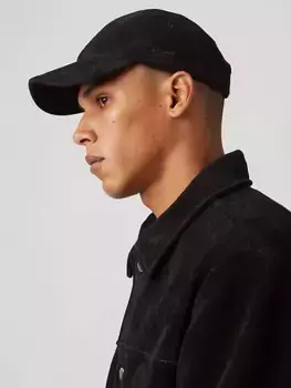 Замшевая кепка levi's x jjjjound, черный