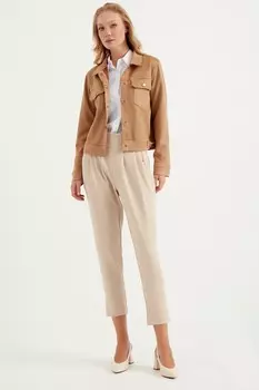 Замшевая куртка Bonema, бежевый