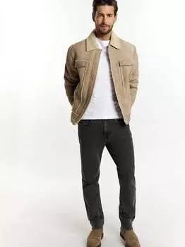 Замшевая куртка Dreimaster, бежевый