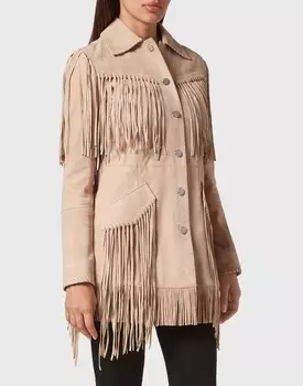 Замшевая куртка Gothic Plein Philipp Plein, бежевый