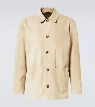 Замшевая куртка Saman Amel, бежевый