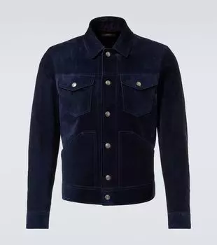 Замшевая куртка Tom Ford, Deep Indigo