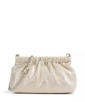 Замшевая мини-сумка через плечо nuvola Furla, золото