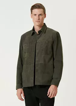 Замшевая рубашка Beymen Collection, хаки