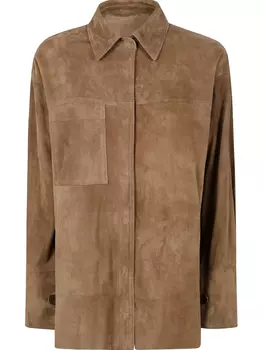Замшевая рубашка Salvatore Santoro, нейтральный