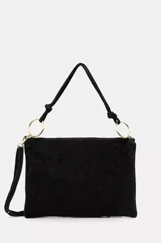 Замшевая сумка Answear.Lab, черный