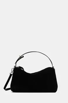 Замшевая сумка Answear.Lab, черный