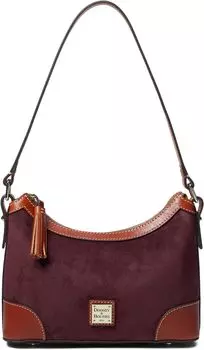 Замшевая сумка через плечо Dooney & Bourke, цвет Wine