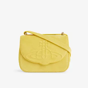 Замшевая сумка через плечо linda Vivienne Westwood, желтый