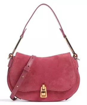 Замшевая сумка через плечо Magic из матовой воловьей кожи Coccinelle, розовый