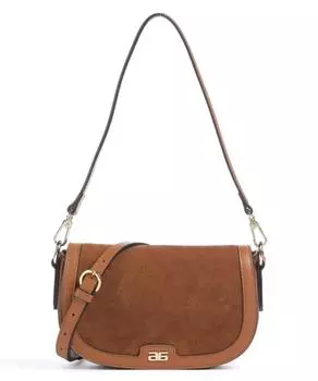 Замшевая сумка через плечо Rosalia из матовой, зернистой яловой кожи Abro, коричневый