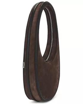 Замшевая сумка Coperni, коричневый