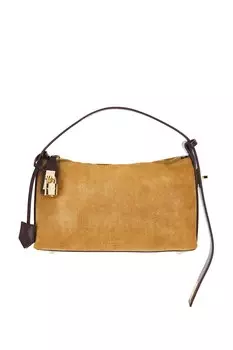 Замшевая сумка-хобо Verafied, золотой