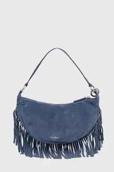 Замшевая сумка Janice Angie Pepe Jeans, синий