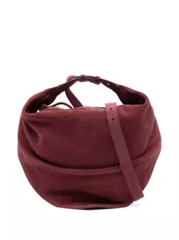 Замшевая сумка на плечо FEDERICO CINA, красный