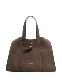 Замшевая сумка-тоут GIORGIO ARMANI, коричневый