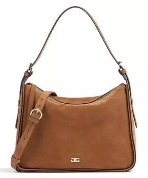 Замшевая сумка-ведро Best Friends из матовой коровьей кожи Abro, коричневый