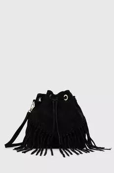 Замшевая сумочка Answear Lab, черный