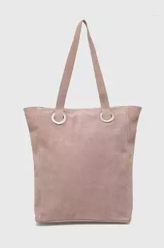 Замшевая сумочка Answear Lab, розовый