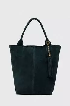 Замшевая сумочка Answear Lab, зеленый