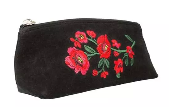 Замшевая женская косметичка, 1 шт. Top Choice